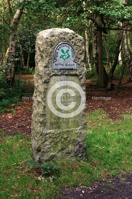 Edlmann memorial, Petts Wood, Kent, 2005.  Creator: Peter Thompson.