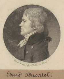 Edme Ducatel, 1800. Creator: Charles Balthazar Julien Févret de Saint-Mémin