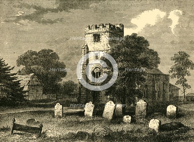 'Edmonton Church, 1790', (c1876). Creator: Unknown.