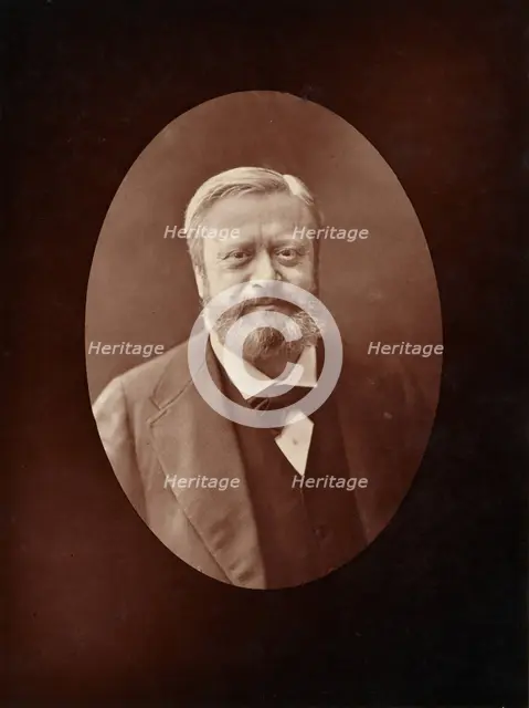Edmond About, 1870-1875. Creator: Nadar.