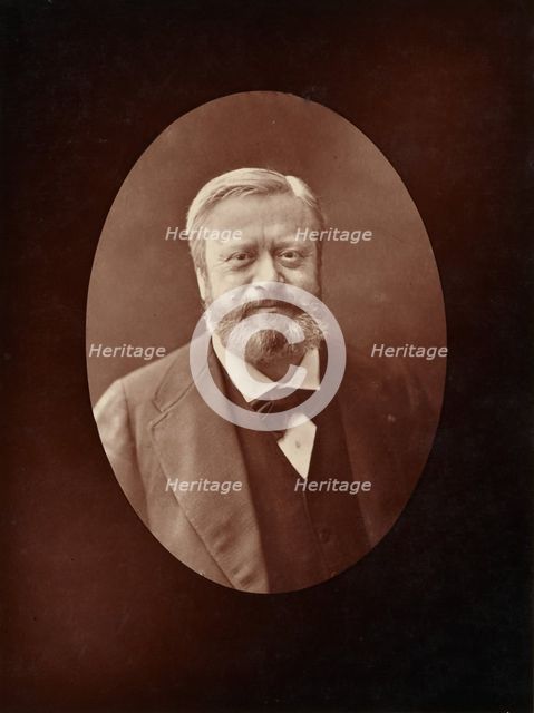 Edmond About, 1870-1875. Creator: Nadar.