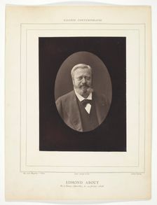 Edmond About, c. 1853/79. Creator: Nadar