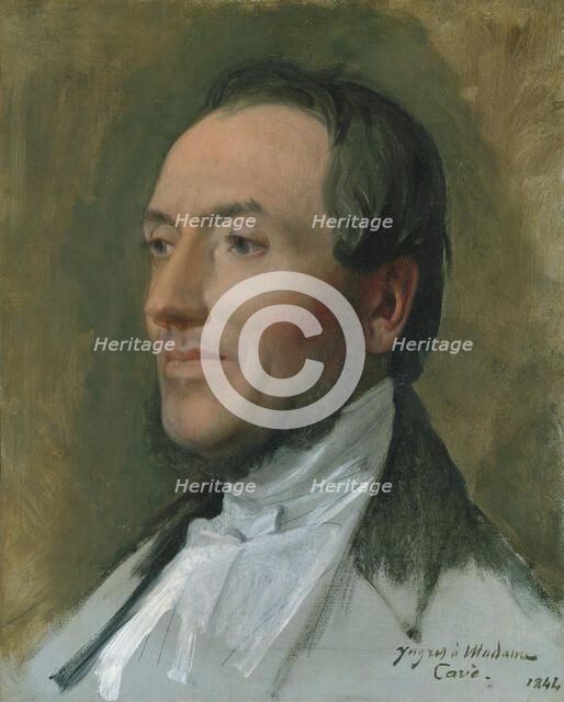 Edmond Cavé (1794-1852), 1844. Creator: Jean-Auguste-Dominique Ingres.