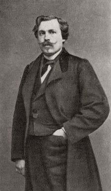 Edmond de Goncourt, French author, 1868