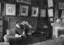 Edmond de Goncourt, French author, 1891