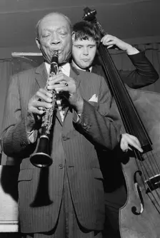 Edmond Hall, Mick Gilligan and the Alan Elsdon Band, 1966. Creator: Brian Foskett