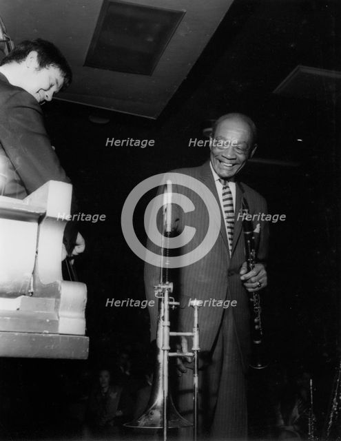 Edmond Hall, Mick Gilligan and the Alan Elsdon Band, 1966. Creator: Brian Foskett.