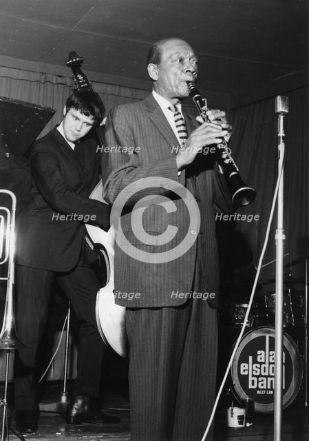 Edmond Hall, Mick Gilligan and the Alan Elsdon Band, 1966. Creator: Brian Foskett.