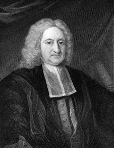 Edmond Halley, English astronomer and mathematician. Creator: Unknown