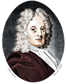 Edmond Halley, English astronomer and mathematician, c1720 (1794). Artist: A Birrell