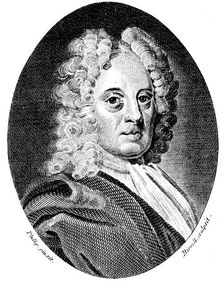 Edmond Halley, English astronomer and mathematician, c1720 (1794). Artist: A Birrell