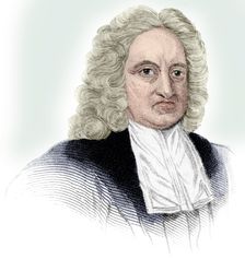 Edmond Halley, English astronomer, mathematician, meteorologist, and physicist, (c1850)