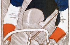 Edmond Jacquelin, French cycling champion, 1902. Artist: Unknown