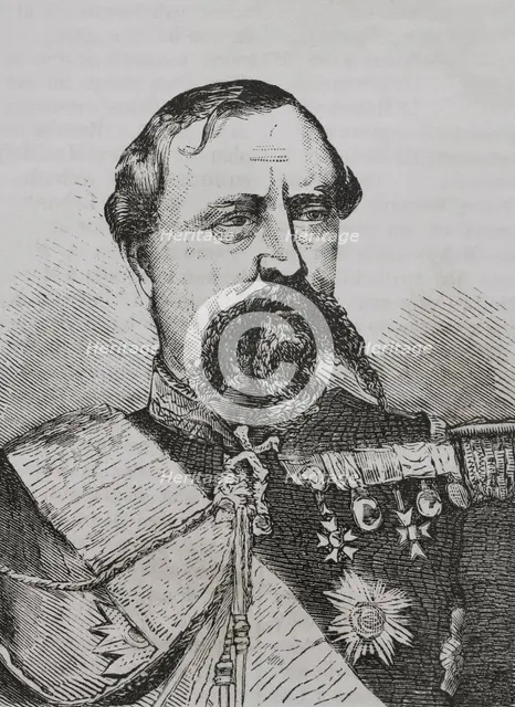 Edmond Leboeuf (1809-1888), French general, Marshal of France, 1870.  Creator: Unknown.