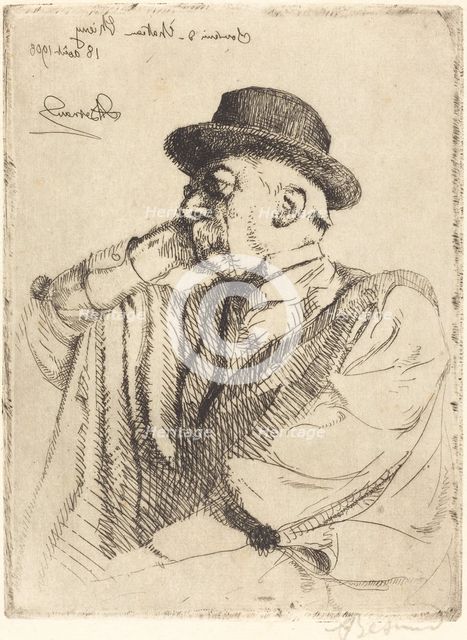 Edmond Pigalle, 1908. Creator: Paul Albert Besnard.