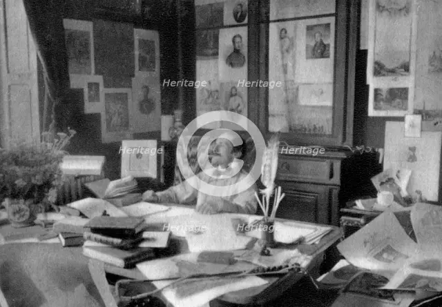 Edmond Rostand, French poet and dramatist, 1908. Artist: Unknown