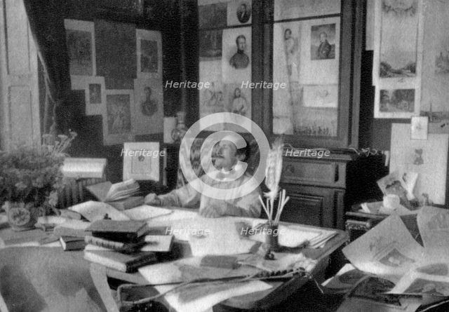 Edmond Rostand, French poet and dramatist, 1908. Artist: Unknown