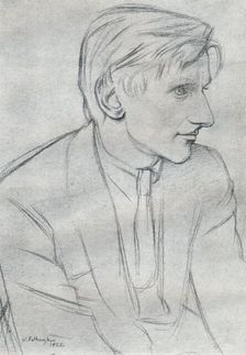 Edmund Charles Blunden (1896-1974), English poet, author and critic 1933. Artist: William Rothenstein