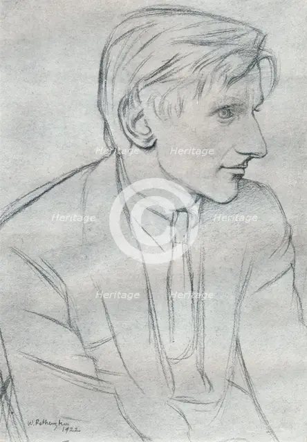 'Edmund Charles Blunden (1896-1974), English poet, author and critic', 1933. Artist: William Rothenstein
