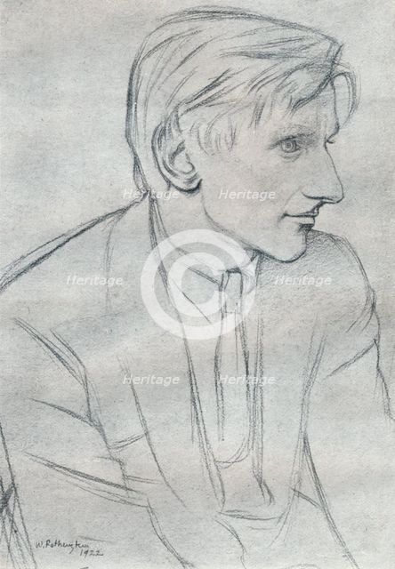 'Edmund Charles Blunden (1896-1974), English poet, author and critic', 1933. Artist: William Rothenstein