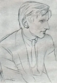 Edmund Charles Blunden (1896-1974), English poet, author and critic 1933. Artist: William Rothenstein