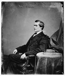 Edmund G. Ross of Kansas, between 1860 and 1875. Creator: Unknown