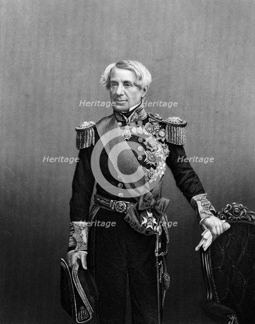 Edmund Lyons, 1st Baron Lyons, British naval commander, c1860. Artist: Unknown