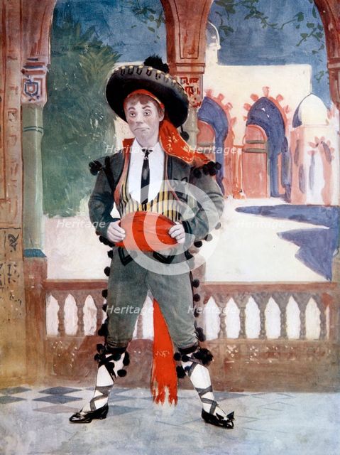 Edmund Payne in The Toreador, c1902.Artist: Ellis & Walery