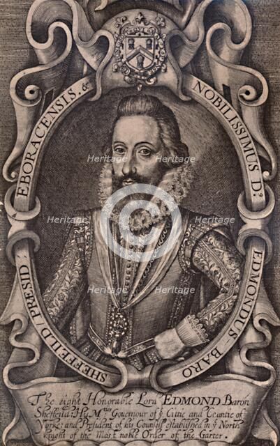 Edmund Sheffield, 1st Earl of Mulgrave, English statesman, early 17th century (1894). Artist: Renold Elstrack.