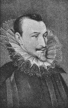 'Edmund Spenser, author of the "Faerie Queen" 1890. Creator: Unknown