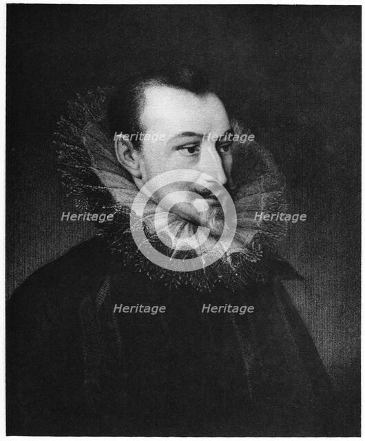 Edmund Spenser, English poet, (19th century). Artist: Unknown