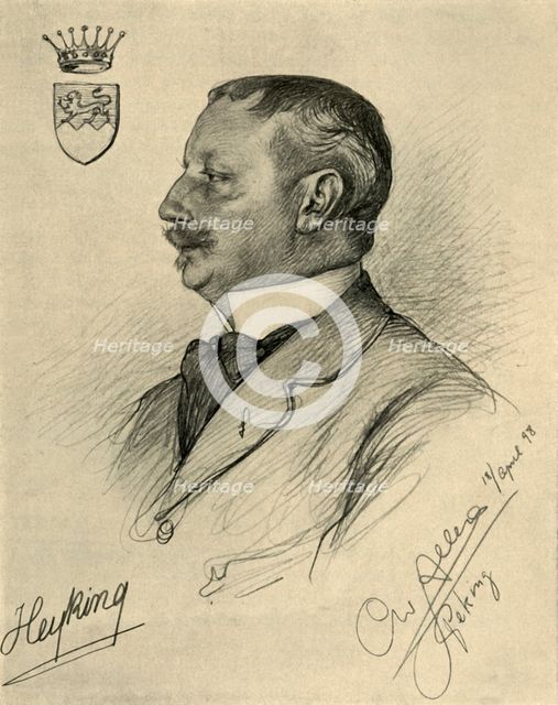 Edmund von Heyking, Peking, 1898. Creator: Christian Wilhelm Allers.