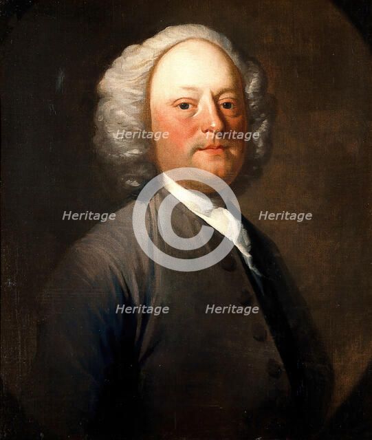 Edmund Watson (1696-1774), physician at Stockport, c1730s. Creator: Hamlet Winstanley.