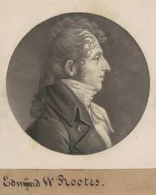 Edmund Wilcox Rootes, 1808. Creator: Charles Balthazar Julien Févret de Saint-Mémin