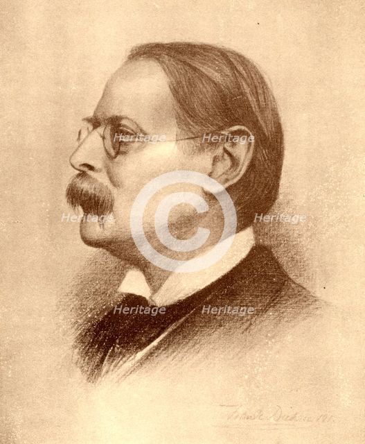 Edmund William Gosse, English poet, author and critic, 1913.Artist: Frank Dicksee