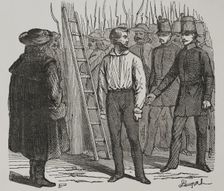 Edmund Zichy is hanged, 1848, (1856). Creator: Unknown