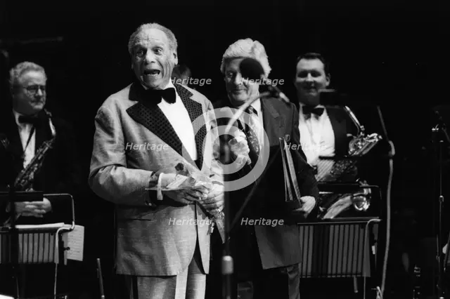 Edmundo Ross and Orchestra, Michael Aspel, 1994. Creator: Brian Foskett.