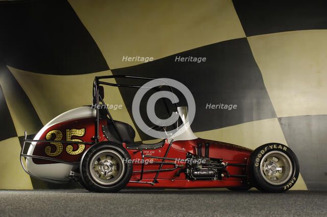 Edmunds midget race car 1976. Artist: Simon Clay.