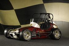 Edmunds midget race car 1976. Artist: Simon Clay