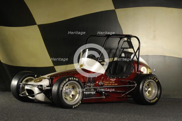 Edmunds midget race car 1976. Artist: Simon Clay.