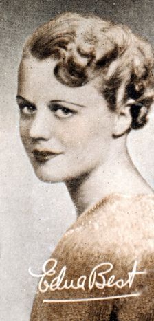 Edna Best (1900-1974), British stage and screen actress, 1935