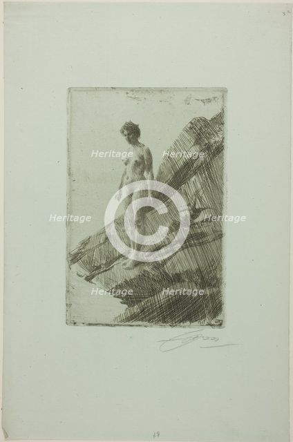Edö, 1907. Creator: Anders Leonard Zorn.