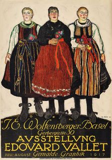 Edouard Vallet Exhibition, 1917. Creator: Vallet; Édouard (1876-1929)