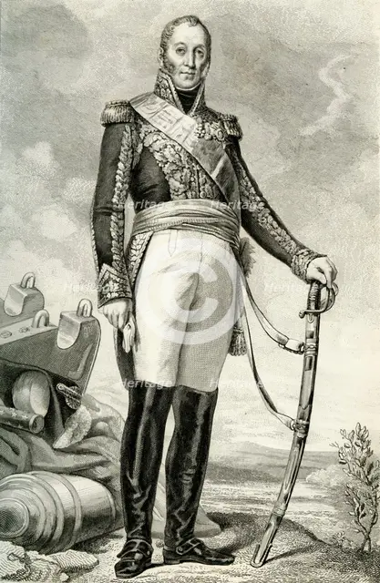 Edouard Adolphe Casimir Joseph Mortier, 1804, (1839). Creator: Ruhiere.