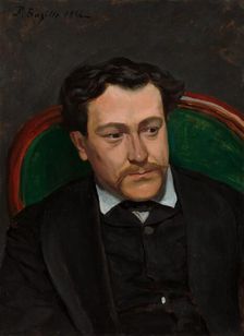 Edouard Blau, probably 1869. Creator: Frédéric Bazille