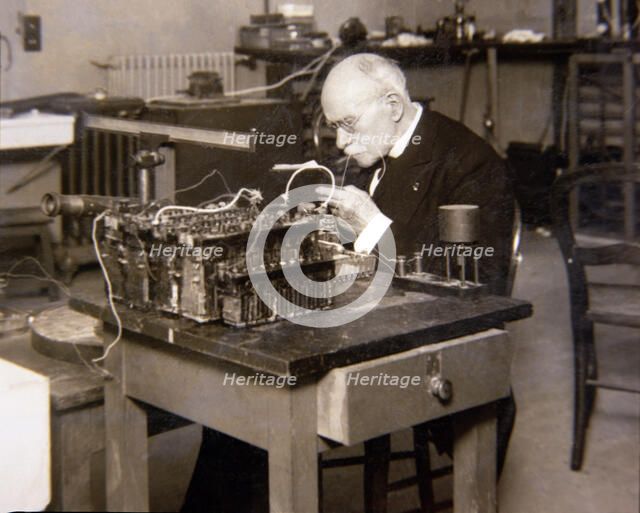 Edouard Branly (France. 1844-1940), French physicist.