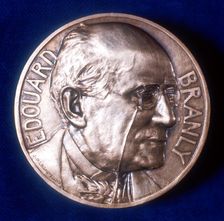 Edouard Branly, French physicist, 20th century. Artist: J-P Legastelois