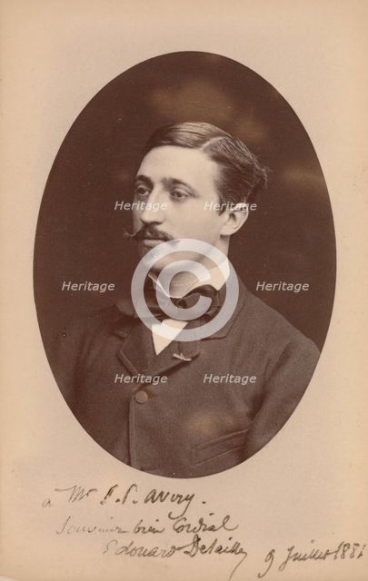 [édouard Detaille], 1870s. Creator: Walery Frères.