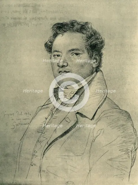 'Édouard Gatteaux', 1834, (1903).  Creator: Unknown.
