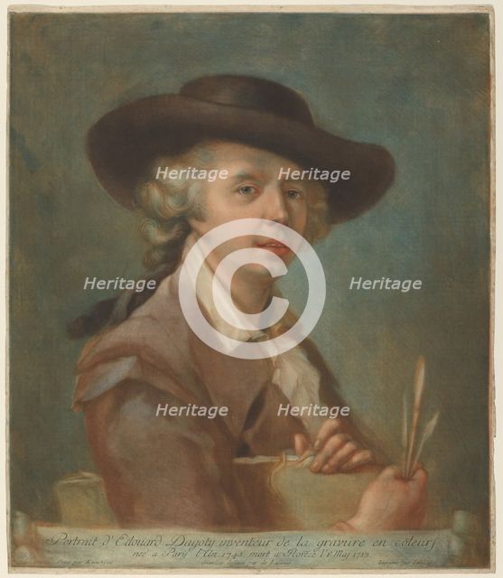 Edouard Gautier d'Agoty, c. 1783. Creator: Carlo Lasinio.